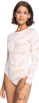 Roxy - UV Badpak voor dames - Lage rug - Longsleeve - Palm Tree Dreams - maat XXL (44)