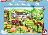 Schmidt Spiele 56003 puzzle Jeu de puzzle 100 pièce(s) Ferme