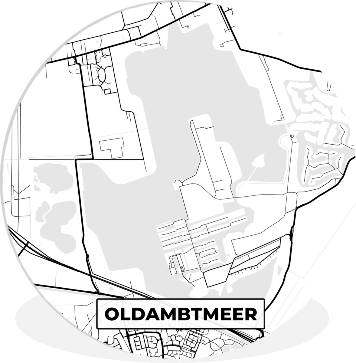 Wall Circle Wall Circle Indoor Oldambtmeer Nederland City Map