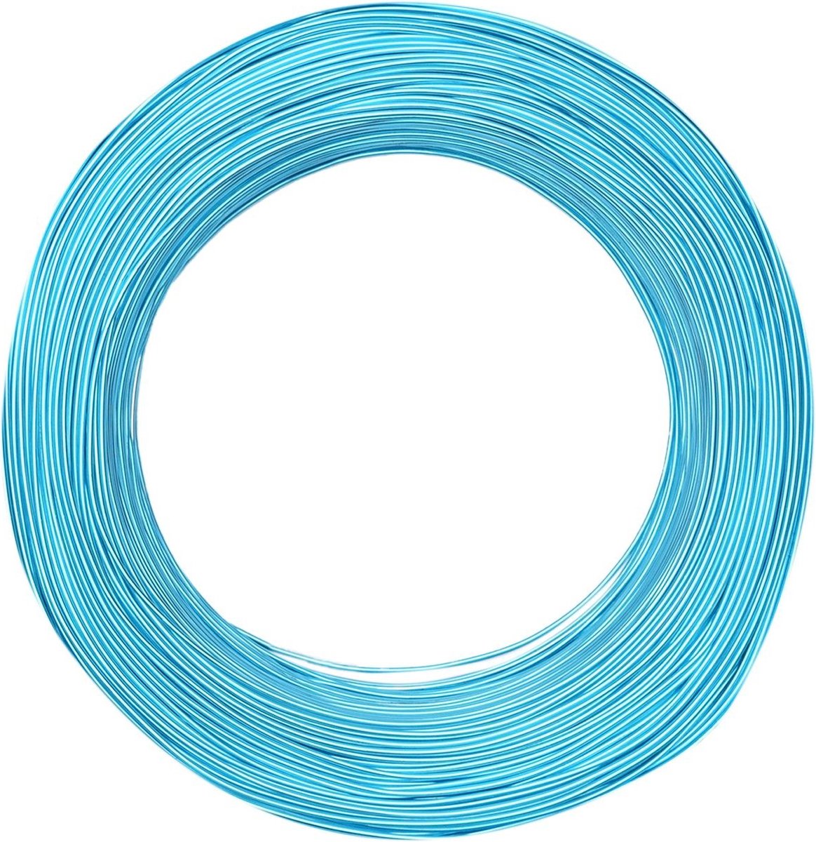 Vaessen Creative Aluminium Draad - 1mm - ±235m - 500g - Turkoois