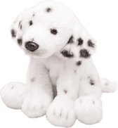 Pluche knuffel dieren Dalmatier hond 13 cm - Speelgoed knuffelbeesten - Honden soorten