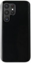 ADEL Siliconen Back Cover Softcase Hoesje Geschikt voor Samsung Galaxy S22 Ultra - Doorzichtig Transparant