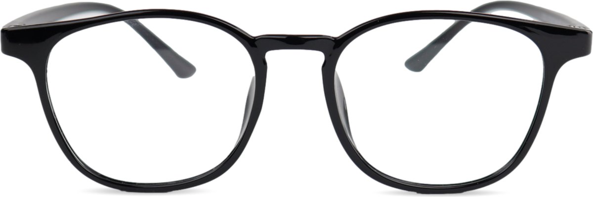 Montour Blauw Licht Bril Zonder Sterkte - KRIS - Vierkant Model - Zwart - Computerbril - Blue Light Glasses