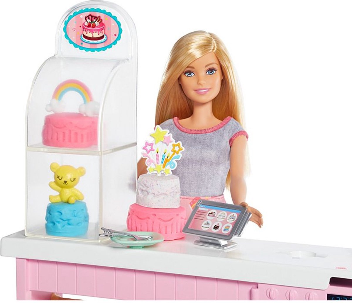 Barbie Bakker met Taartdecoratie Speelset - Barbiepop | bol.com