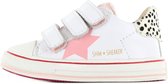 Sneakers | Meisjes | white Pink | Leer | Shoesme | Maat 28