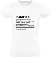 Danielle  dames t-shirt | verjaardagskado | jarig | verjaardag kado | Cadeau | Wit