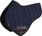 LeMieux Zadeldek Carbon Mesh CC half square - maat Full - Navy