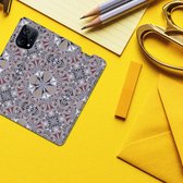 Flipcover OPPO Find X5 Smart Cover Flower Tiles