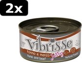 2x VIBRISSE CAT JELLY TUN/BEEF 24X70GR