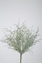Kunstplant Wild twig - topkwaliteit decoratie - Grijs - zijden tak - 38 cm hoog