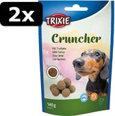 2x # CRUNCHER MET KALKOEN 140GR