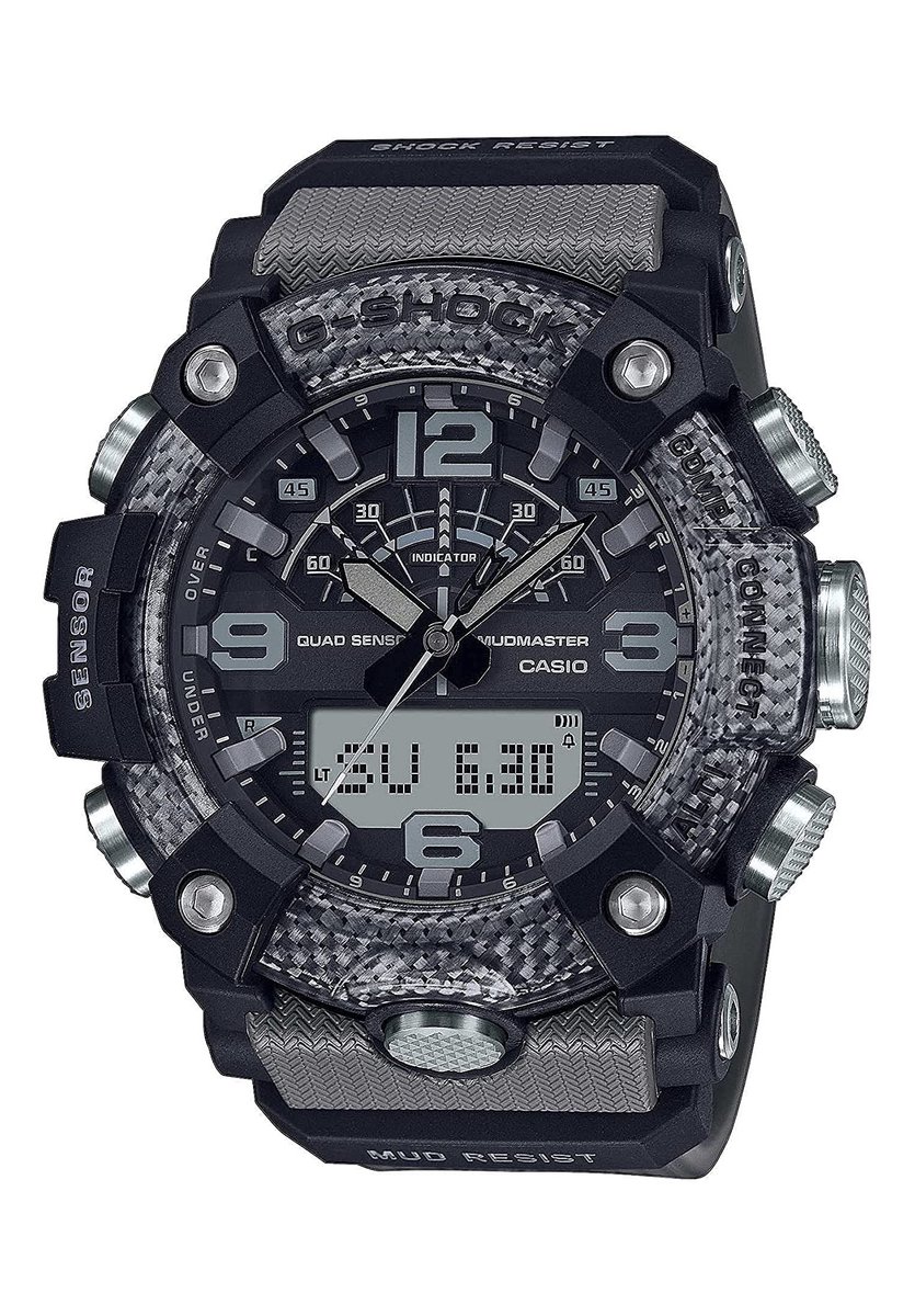Casio G-Shock GG-B100-8AER Horloge - Kunststof - Grijs - Ø 48 mm