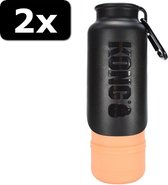 2x KONG H2O DRINKFL THERMOS ORA 740ML