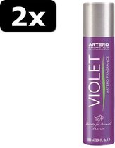 2x ARTERO VIOLET PARFUMSPRAY 90ML