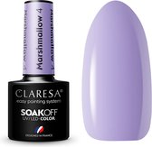 Claresa UV/LED Gellak Marshmallow #4 - Paars - Glanzend - Gel nagellak