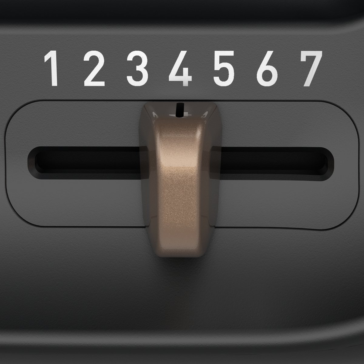 Tefal Includeo TT5338 - Broodrooster - 2 Sneden brood - Extra Breed - 7 Bruiningsniveau's - Hoge lift - Zwart thumbnail 5