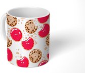 Mok - Koffiemok - Cookies - Patronen - Abstract - Mokken - 350 ML - Beker - Koffiemokken - Theemok