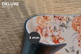 Set de table - Roses - Fleurs - Motif - 45x30 cm - 6 pièces - Résistant à la chaleur - Antidérapant - Coussinet - Amovible