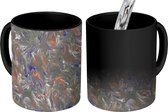 Magische Mok - Foto op Warmte Mokken - Marmer print - Verf - Patronen - Abstract - Magic Mok - Beker - 350 ML - Uitdeelcadeautjes