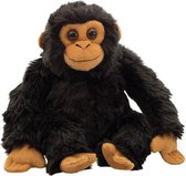 Pluche Chimpansee aap knuffel van 22 cm - Dieren speelgoed knuffels cadeau - Apen