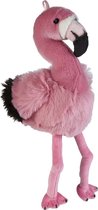 Pluche flamingo knuffel 41 cm - knuffeldier/knuffelbeest - Tropische vogels