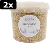 2x DE VRIES STROOIVOER 870ML 730GR