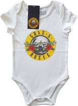Guns N' Roses Baby romper -Kids tm 2 jaar- Classic Logo Wit