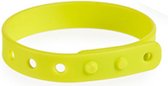 anti-muggenarmband 16,5 x 2 cm siliconen geel