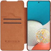 Nillkin Qin Samsung Galaxy A53 Hoesje Book Case Camera Slider Bruin