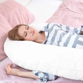 NiceDreams - Zwangerschapskussen - Body Pillow - 150 cm lang - Traagschuim