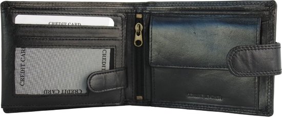 FRITZVOLD ® Herenportemonnee met RFID-bescherming, zwarte