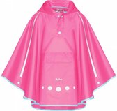 regenponcho opvouwbaar roze junior maat XL