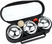 Jeu De Boules Set 3 Ballen Chroom 3 Strepen