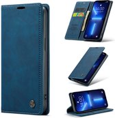 Apple iPhone 12 & iPhone 12 Pro Caseme Case Blue Marine - Etui Portefeuille