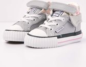 ROCO Baby meisjes sneakers hoog - Licht grijs - maat 26