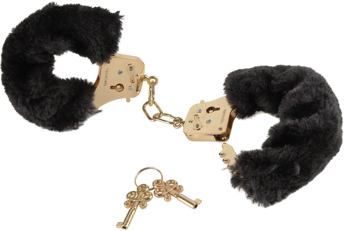 Goedkoopste Fetish Fantasy FF Gold Deluxe Furry Cuffs