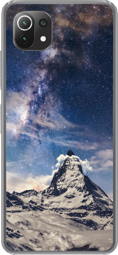 Coque Xiaomi 11T - Montagnes - Etoiles - Univers - Garçons - Filles - Enfants - Coque de téléphone en Siliconen