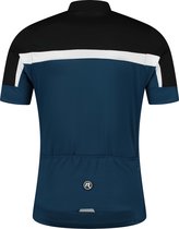 Rogelli Course Fietsshirt - Korte Mouwen - Heren - Zwart, Blauw, Wit - Maat 4XL