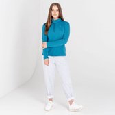 De Dare2B Swoop Luxe sweater - outdoortrui - dames - overhead - grote kraag - Blauw