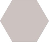 Blanco muurhexagons per 10 stuks Effen stone / Forex
