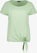TwoDay geknoopt dames T-shirt - Groen - Maat 3XL