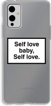 Case Company® - OnePlus 9 hoesje - Self love - Soft Cover Telefoonhoesje - Bescherming aan alle Kanten en Schermrand