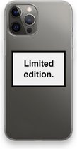 Case Company® - iPhone 12 Pro Max hoesje - Limited edition - Soft Cover Telefoonhoesje - Bescherming aan alle Kanten en Schermrand
