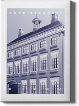 Walljar - Oude Stadhuis van Breda - Muurdecoratie - Poster