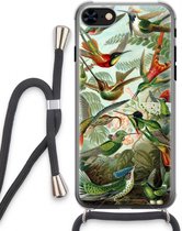 Case Company® - iPhone 8 hoesje met Koord - Haeckel Trochilidae - Telefoonhoesje met Zwart Koord - Extra Bescherming aan alle Kanten en Over de Schermrand