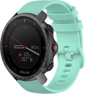 Siliconen Smartwatch bandje - Geschikt voor  Polar Grit X Pro siliconen bandje - aqua - Strap-it Horlogeband / Polsband / Armband