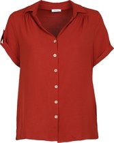 Paprika Dames Hemd met kokosknopen - Blouse - Maat 52