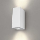 Ledvion Wandlamp, LED Lamp, Buitenlamp, Buitenverlichting, Tuinverlichting, Gevel Verlichting, Cube Lamp, Witte Lamp, Up & Down, GU10 Spot