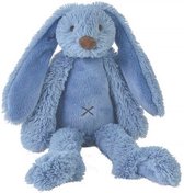 Peluche Happy Horse Rabbit Richie n ° 2 bleu foncé - 38 cm