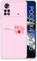 Siliconen Hoesje Xiaomi Poco X4 Pro 5G GSM Hoesje Pig Mud